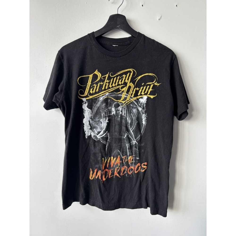 Parkway Drive Shirt Mens Small Black Viva‎ The Underdogs Concert Tour Band Metal